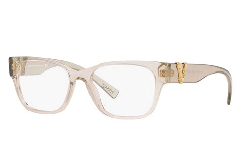 versace reading glasses women|transparent versace glasses.